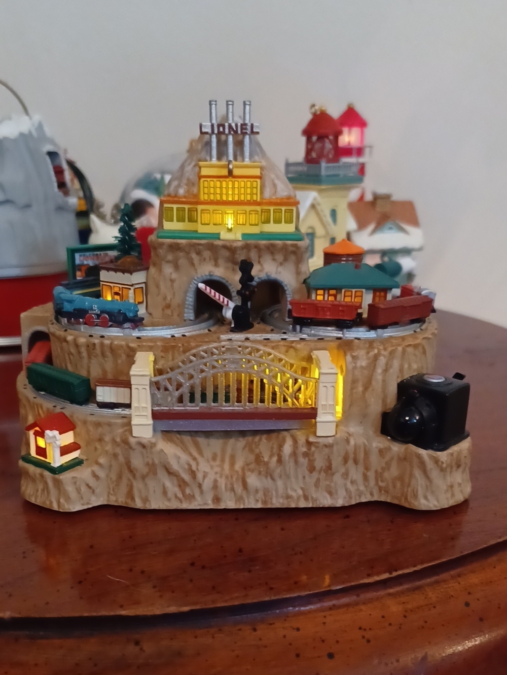 Hallmark Lionel Lighted Mountain Train Ornament With Sounds And Motion